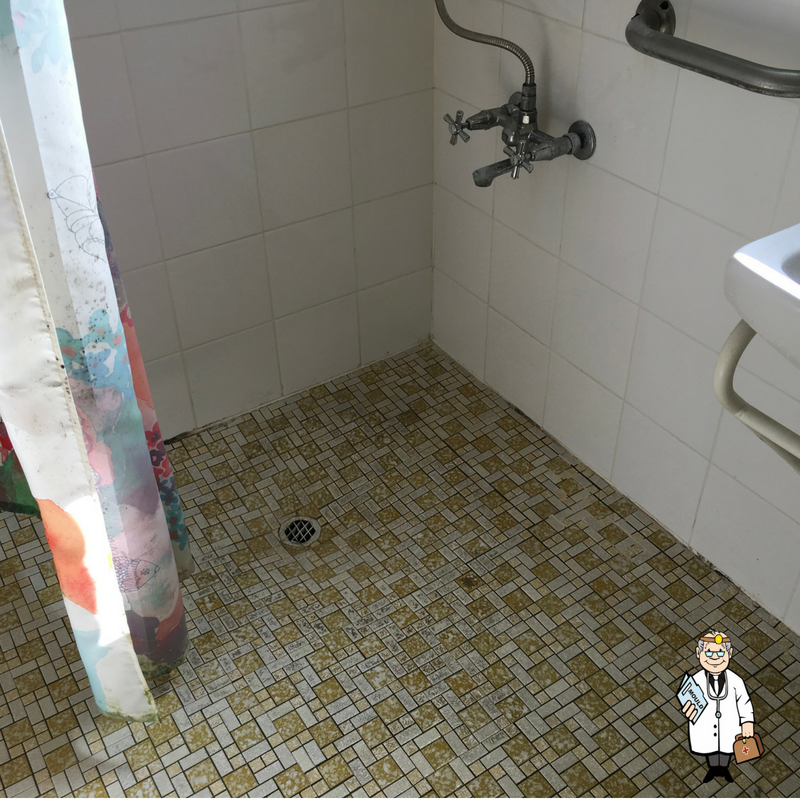 Before Bathroom Mould Removal By Mould Doctor SA